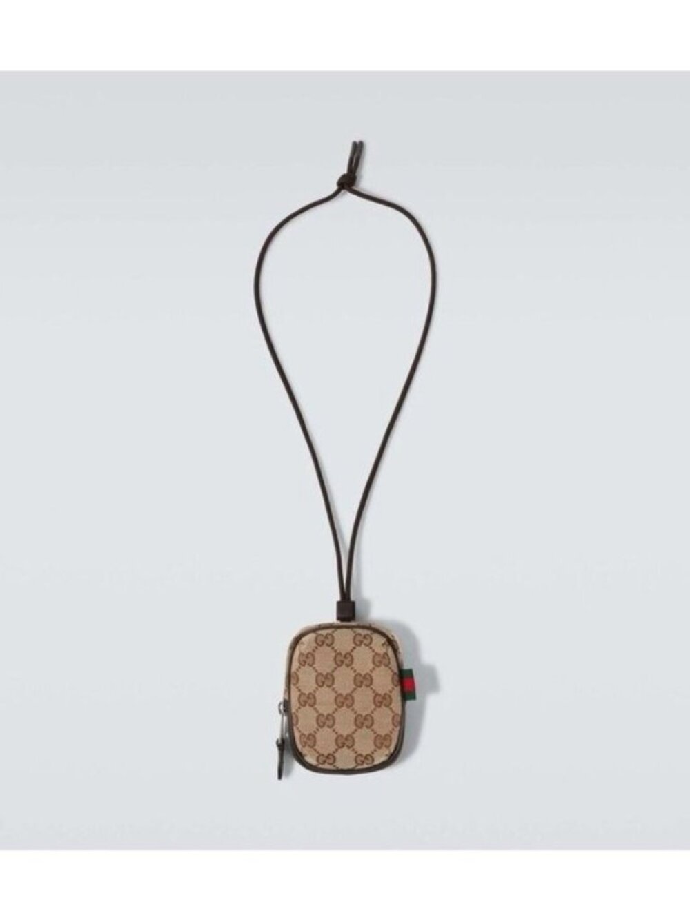 NEW Gucci GG Canvas pouch with strap Bag 100% Authentic